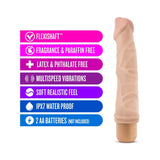 Dr. Skin Vibe 6 Realistic 8.75 in. Vibrating Dildo