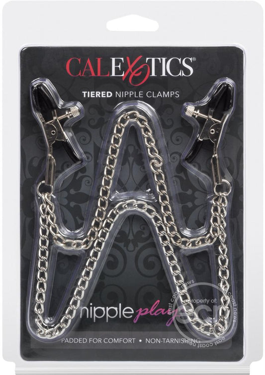 Nipple Play Tiered Nipple Clamps - Silver