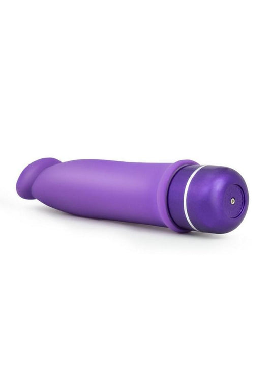 Luxe Purity Vibrating Silicone Dildo 7.5in