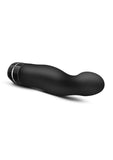 Luxe Gio Vibrating Silicone Dildo 8in - Black