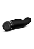 Luxe Gio Vibrating Silicone Dildo 8in - Black