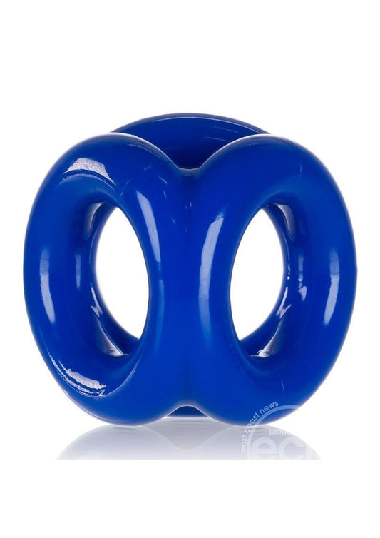 Oxballs Atomic Jock Tri-Sport 3-Ring Cocksling - Blue