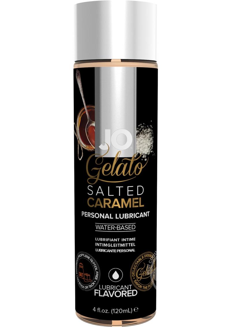 JO Gelato Water Based Flavored Lubricant Salted Caramel 4oz