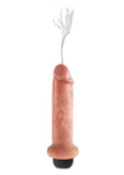 King Cock Squirting Dildo 6in - Vanilla