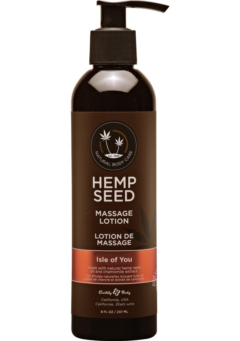 Earthly Body Hemp Seed Massage Lotion Isle of You 8oz