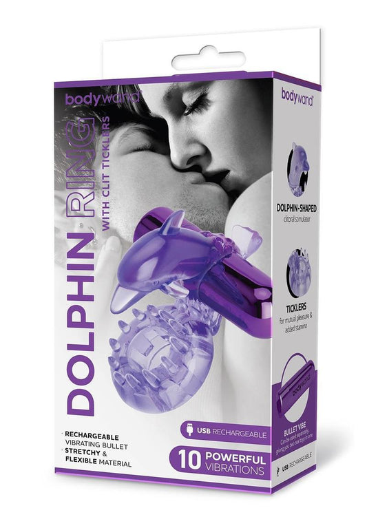 BW RECHARGEABLE DOLPHIN RING W/ TICKLERS