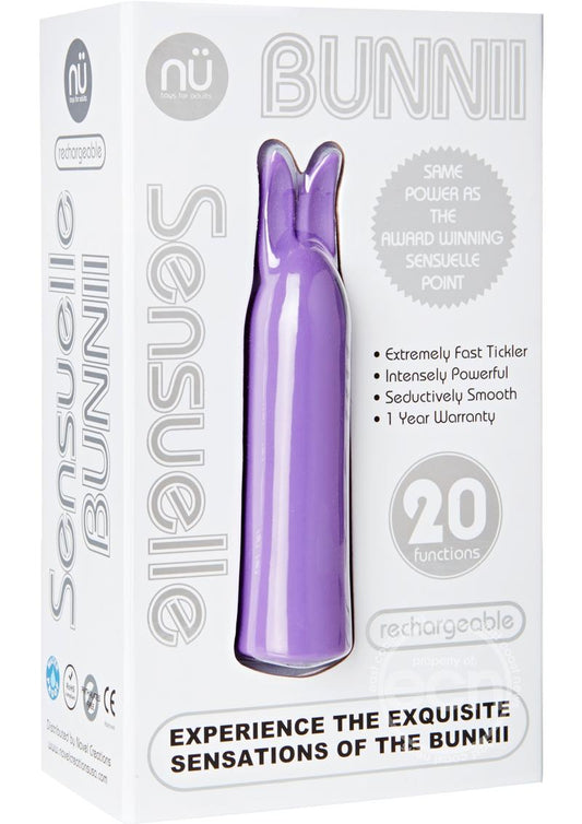 Nu Sensuelle Bunnii Rechargeable Silicone Vibrator