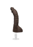 Signature Cocks Ultraskyn Prince Yahshua Dildo 10.5in - Chocolate