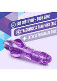 Naturally Yours Mr. Right Now Vibrating Dildo 6.5in - Purple