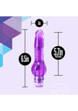 Naturally Yours Mr. Right Now Vibrating Dildo 6.5in - Purple