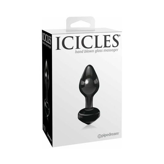 Pipedream Icicles No. 44 Glass Anal Plug 3.25 in.