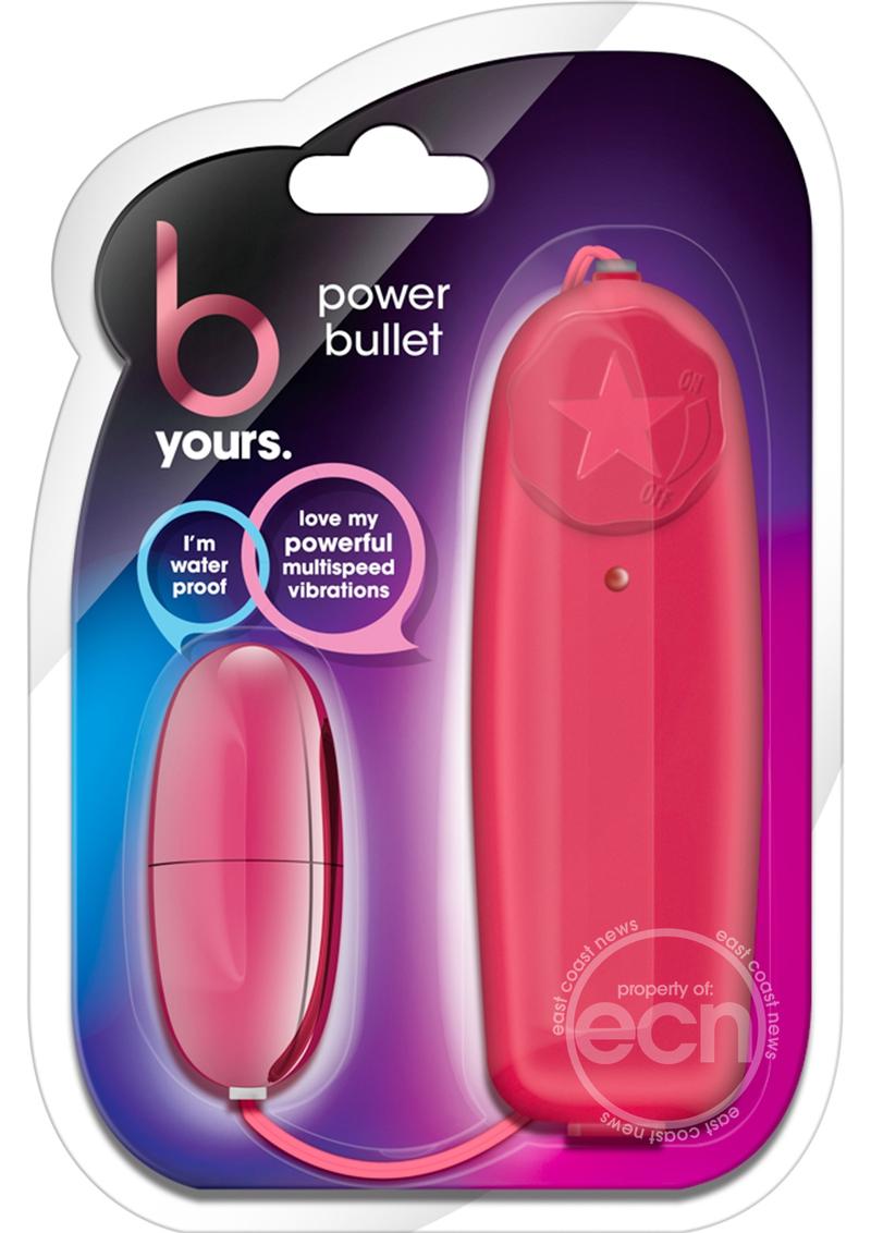 B Yours Power Bullet with Remote Control - Cerise