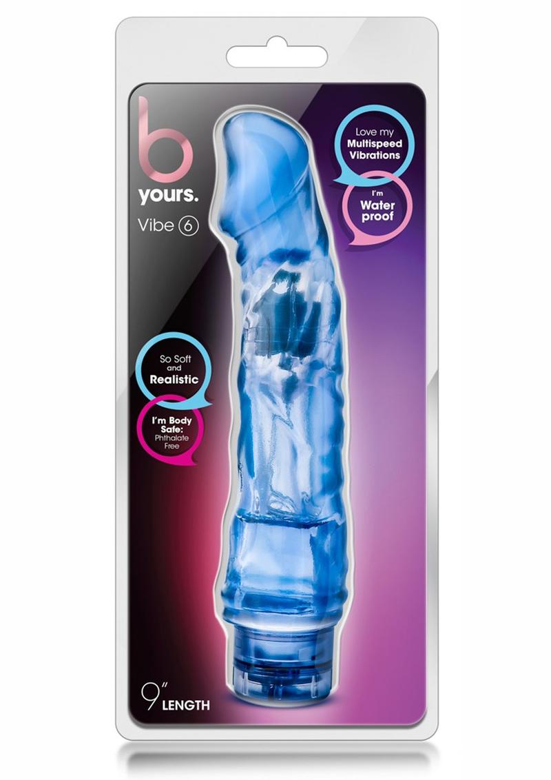 B Yours Vibe 6 Vibrating Dildo 9in