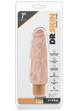 Blush Dr. Skin Vibe 9 Realistic 7.5 in. Vibrating Dildo Beige