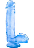 B Yours Sweet N' Hard 1 Dildo with Balls 7in - Blue