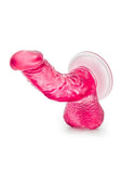 B Yours Sweet N' Hard 8 Dildo with Balls 6.5in - Pink