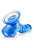 B Yours Sweet N' Hard 8 Dildo with Balls 6.5in - Blue