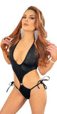 MINOR CREATIONS MIDNIGHT SEQUIN RING ROMPER