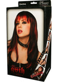 COURTNEY WIG - BLACK WITH BURNT RED