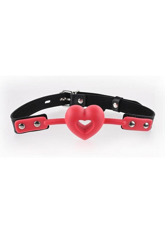 Sex & Mischief Amor Ball Gag - Red/Black