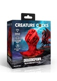 Creature Cocks Dragonspawn Silicone Butt Plug - Red