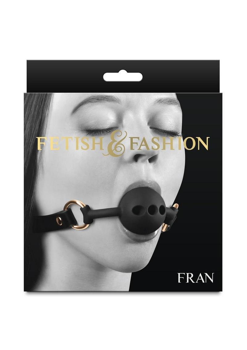 Fetish & Fashion Fran Silicone Ball Gag - Black