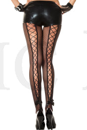 CORSET BACK FISHNET PANTYHOSE (discontinued)
