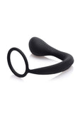 Prostatic Play Explorer II Silicone Prostate Stimulator + Cock Ring - Black