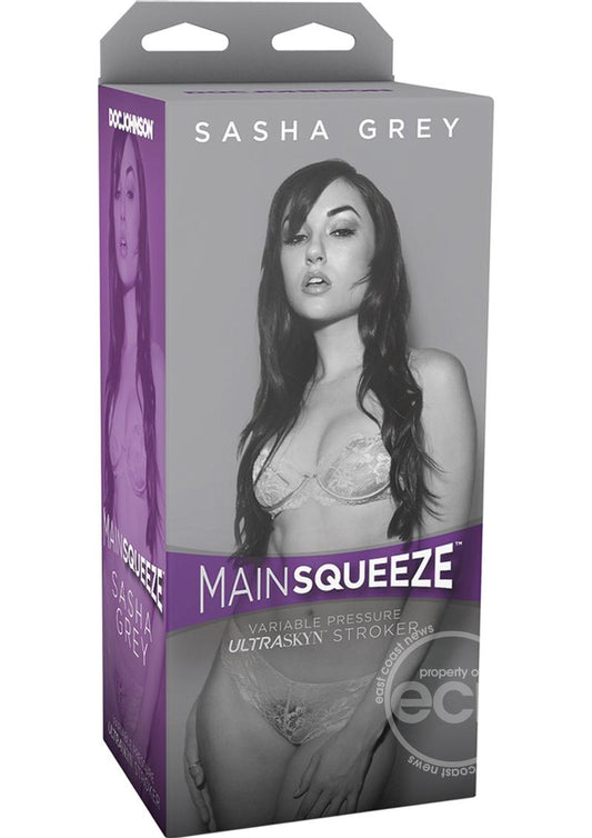 Main Squeeze Sasha Grey Ultraskyn Masturbator - Pussy - Vanill