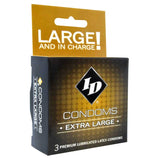 ID EXTRA LARGE CONDOM 3PK