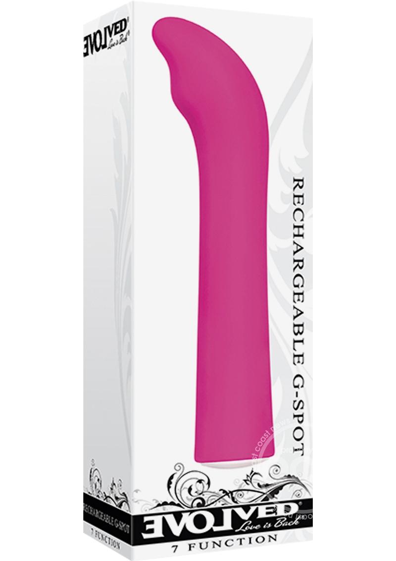 Rechargeable G-Spot Vibrator - Pink