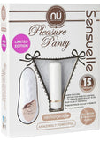 Sensuelle Pleasure Panty Vibe Rechargeable Bullet with Remote Control - Limited Edition - White