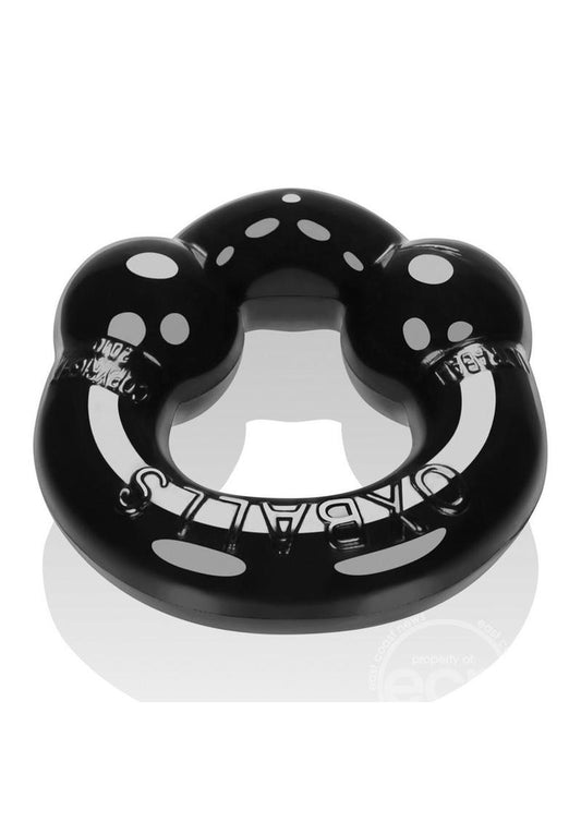 Oxballs Ultraballs Cock Ring Set (2 pack)- Black and Clear