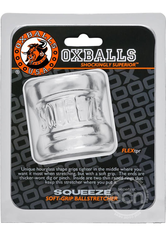 Oxballs Squeeze Soft Grip Ball Stretcher - Clear