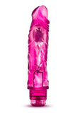 Blush Glow Dicks The Drop Realistic 8.5 in. Vibrating Dildo Pink