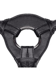 Lux Fetish Patent Leather Strap-On Harness Adjustable - Black