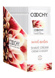 Coochy Shave Cream Sweet Nectar 24pc Foil Display
