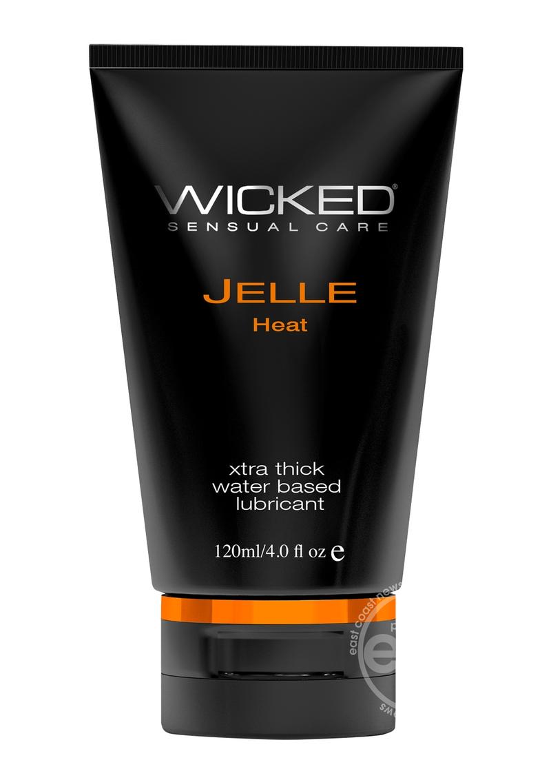 Wicked Jelle Heat Waterbased Warming Anal Gel 4oz