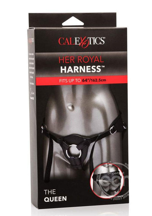 Her Royal Harness The Queen Adjustable Harness - Black