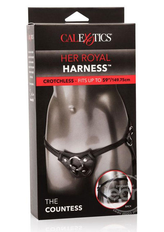 Her Royal Harness The Countess Adjustable Harness - Black