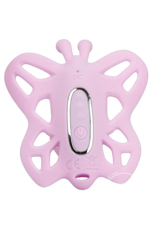 Venus Butterfly Venus G Silicone Rechargeable Strap-On with Remote Control - Pink