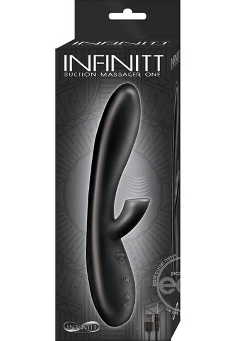 Infinitt Suction Massager One Rechargeable Silicone Rabbit Vibrator