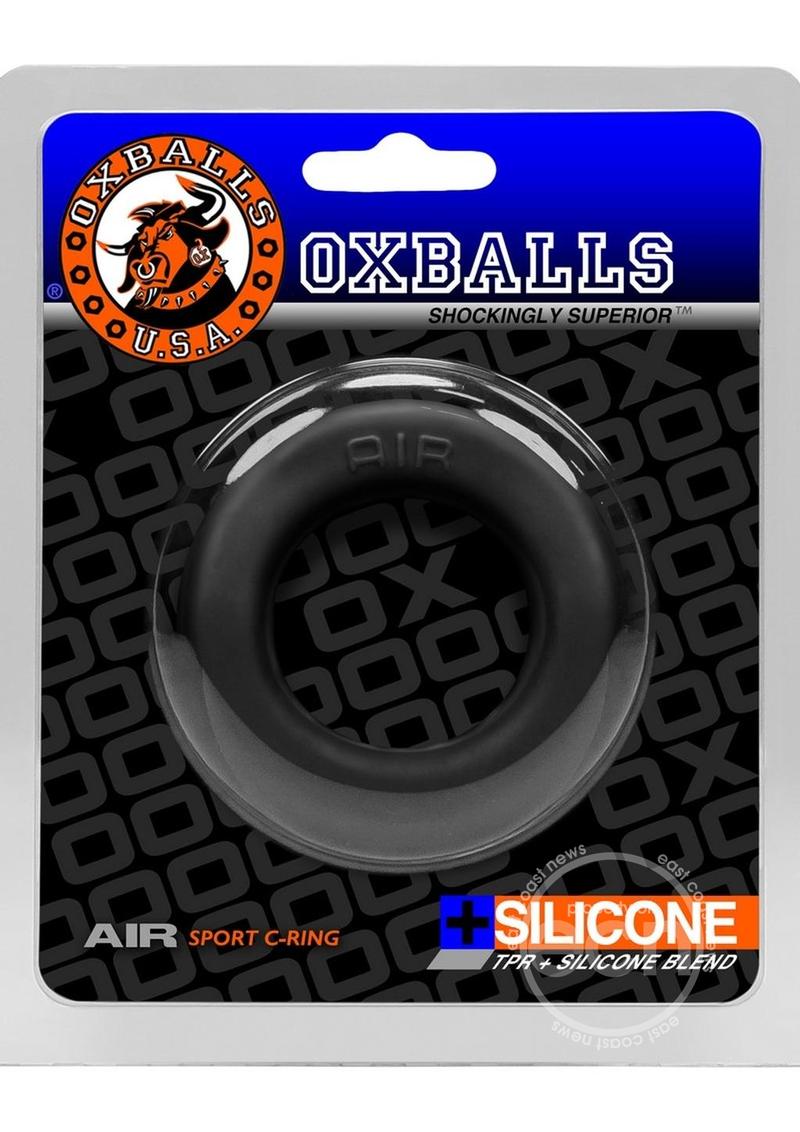 Oxballs Air Silicone Sport Cock Ring - Black