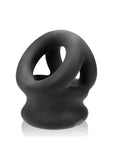 Oxballs Tri-Squeeze Silicone 3-Ring Ball Stretching Sling - Black