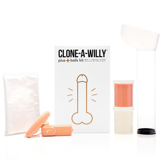 Clone-A-Willy Plus with Balls Light Skin Tone