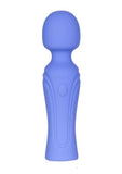 Swan Mini Wand Rechargeable Silicone Vibrator - Purple