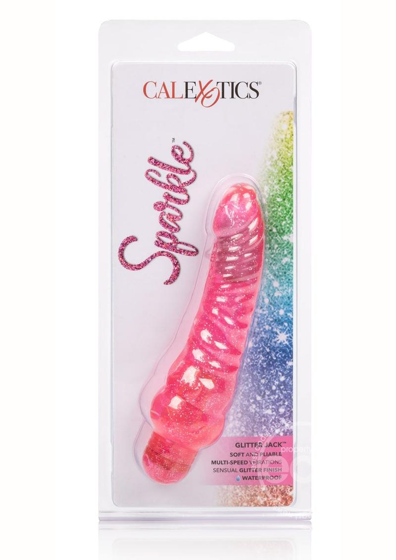 Sparkle Glitter Jack Vibrator Waterproof 5.75in