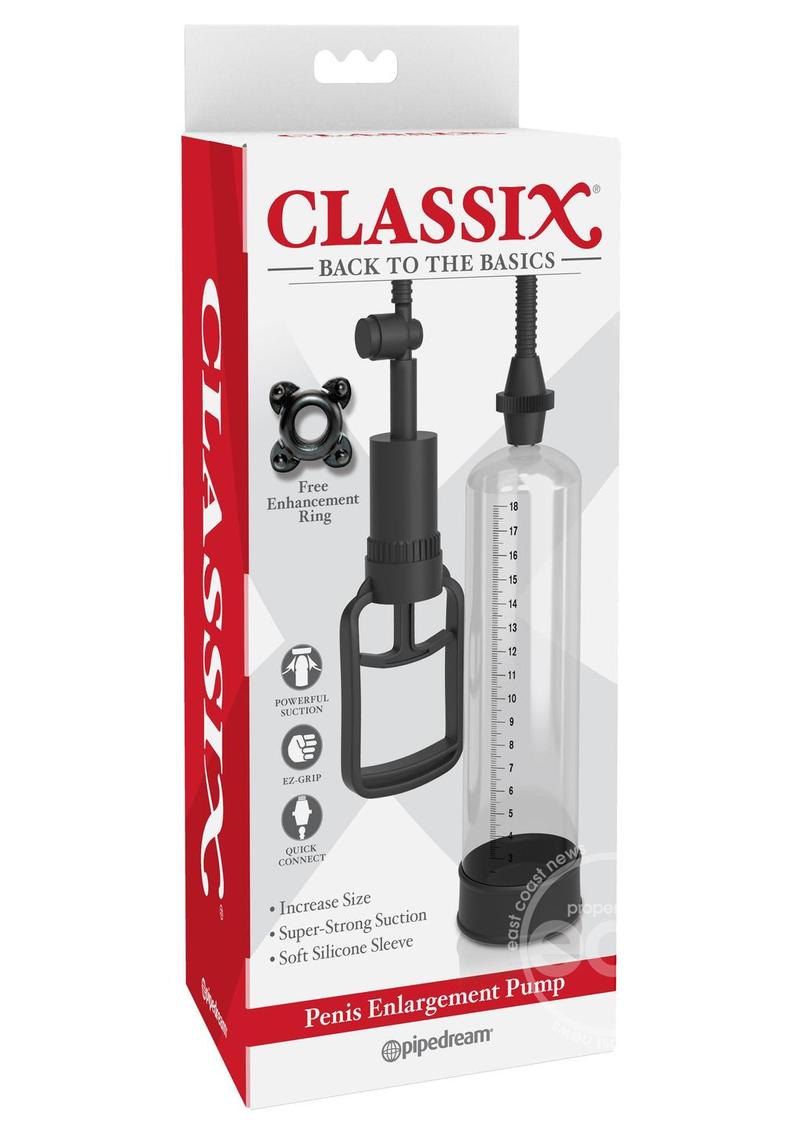 Classix Penis Enlargement Pump - Clear