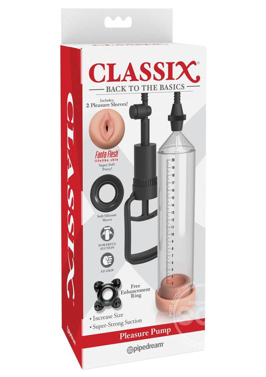 Classix Pleasure Penis Pump - Clear