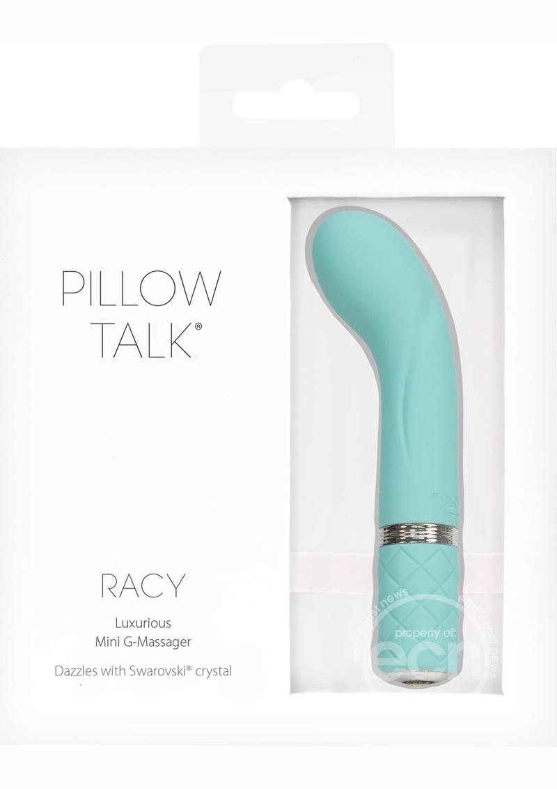 Pillow Talk Racy Silicone Rechargeable G-Spot Mini Vibrator - Teal